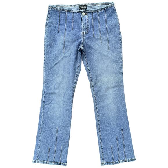 No Boundaries Denim - Y2K No Boundaries Stretch Bootcut Low Rise Jeans Size 7
